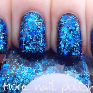 Beneath the Blue Artisan Nail Polish