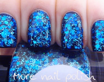 Beneath the Blue Artisan Nail Polish