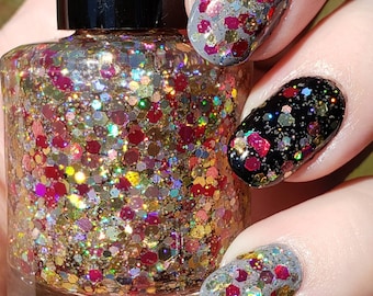 Esmalte de uñas artesanal alegre y brillante