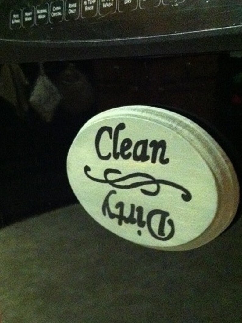 Clean/dirty Dishwasher Sign Etsy