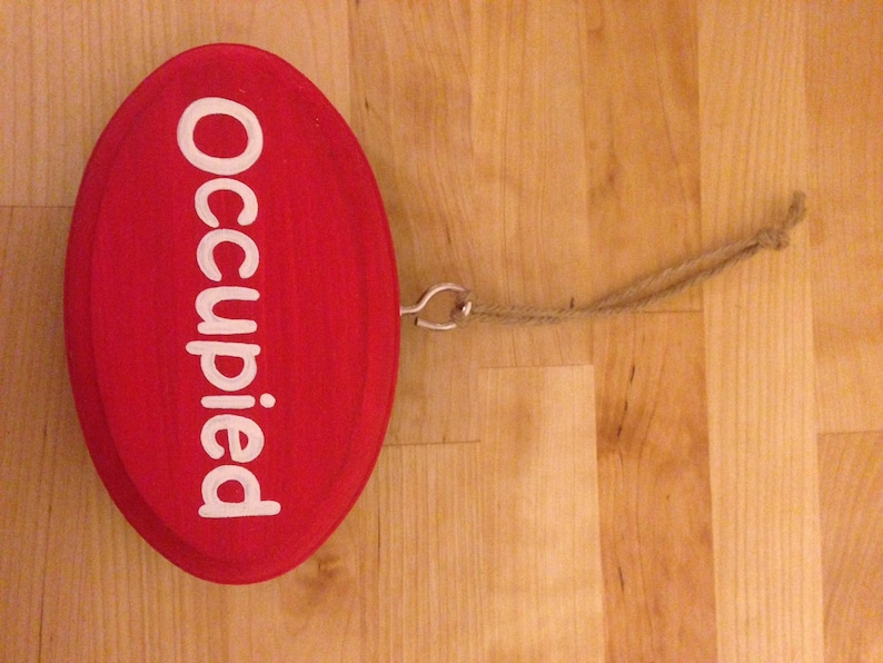 Vacant/occupied Double Sided Bathroom Sign red/green Kids - Etsy