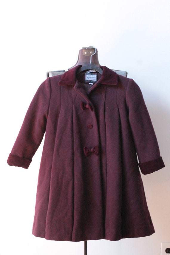 Vintage Childrens Purple Wool Rothschild Princess