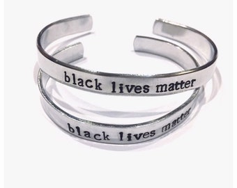 Mommy and me set -- black lives matter -- gift for her, mama and me, matching bracelets