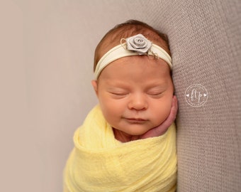 Yellow Cheesecloth baby wrap high grade, photography prop