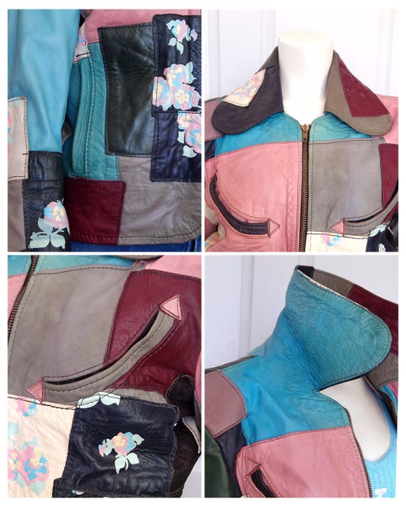 Leather Jacket Gandalf The Wizard Patchwork Leath… - image 9