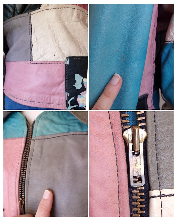 Leather Jacket Gandalf The Wizard Patchwork Leath… - image 8