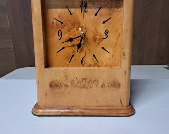 Maple Burr Clock