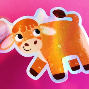 Year of the Ox Holographic Weatherproof Sticker