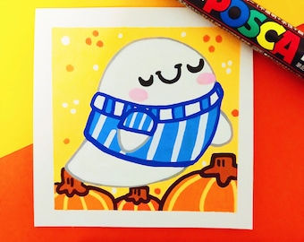 Sweater Ghost 4x4 Original Illustration