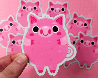 Year Of The Pig Vinyl Weatherproof Sticker