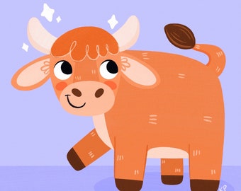 Ox Art Print