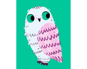 Snowy Owl Art Print