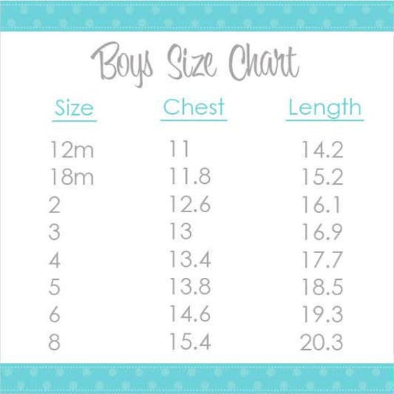 Once Upon A Bowtique Size Chart