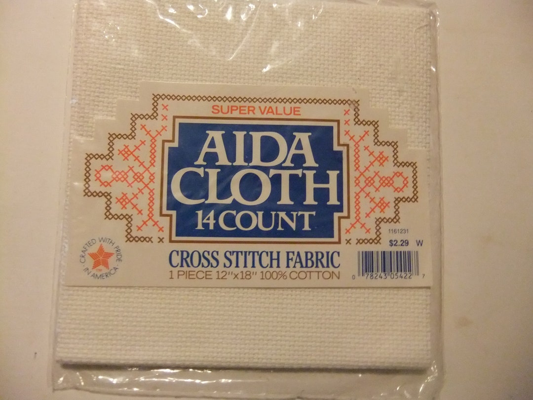 14 Count Aida Cloth - Cross Stitch Fabric - 12
