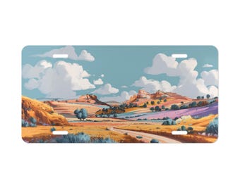 Dessert Teller Arizona Waschtisch Landschaft Waschtisch Platte Metallschild Auto Tag Weihnachtsgeschenk Erwachsener vorhanden Fahrzeugdekoration