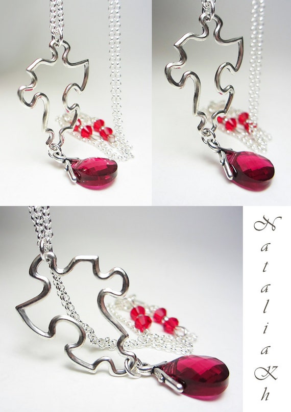 Red Cross Earrings with Swarovski(R) Crystals Sterling Silver Red Cross Earrings with Swarovski(R) Crystals Sterling Silver