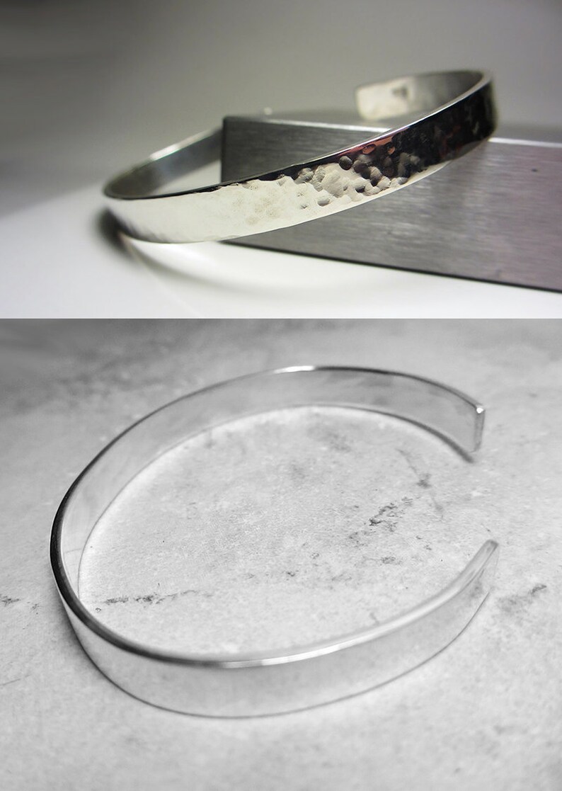 925 Sterling Silver Cuff Bracelet Stackable Bracelet Wide - Etsy