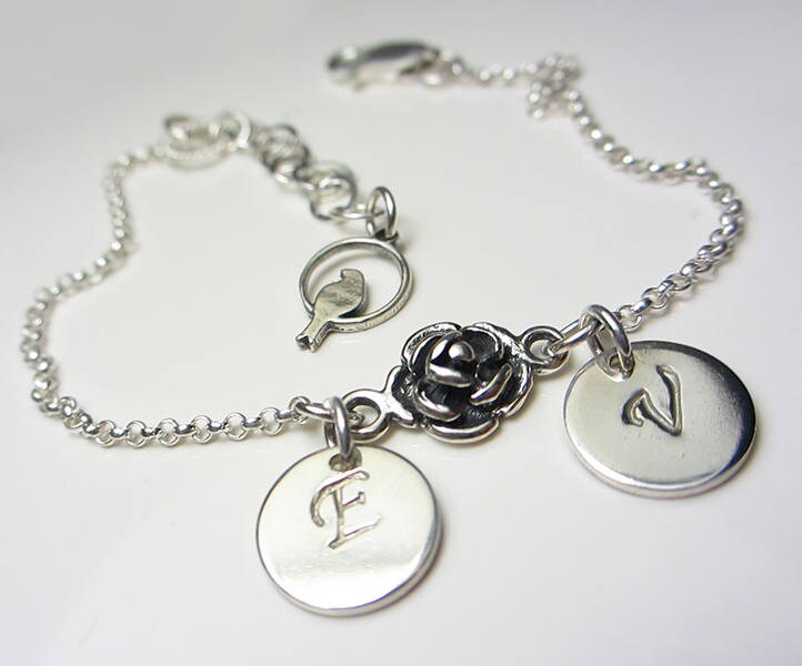 SILVER925 ROSE DESIGN BRACELET/ブレスレット Amazon.com: TIRHTYPLSU Vintage Rose Flower S925 Bracelet