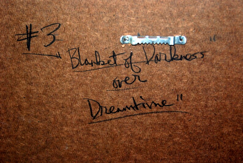 Blanket of Darkness over Dreamtime Etsy