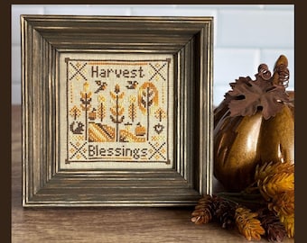 PDF Harvest Blessings Cross Stitch Pattern by Textilly Crafts