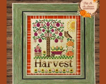 PDF Fall is: Harvest Cross Stitch Pattern by Textilly Crafts