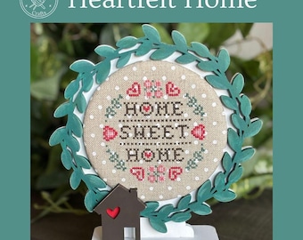 PDF Heartfelt Home Cross Stitch Pattern by Textilly