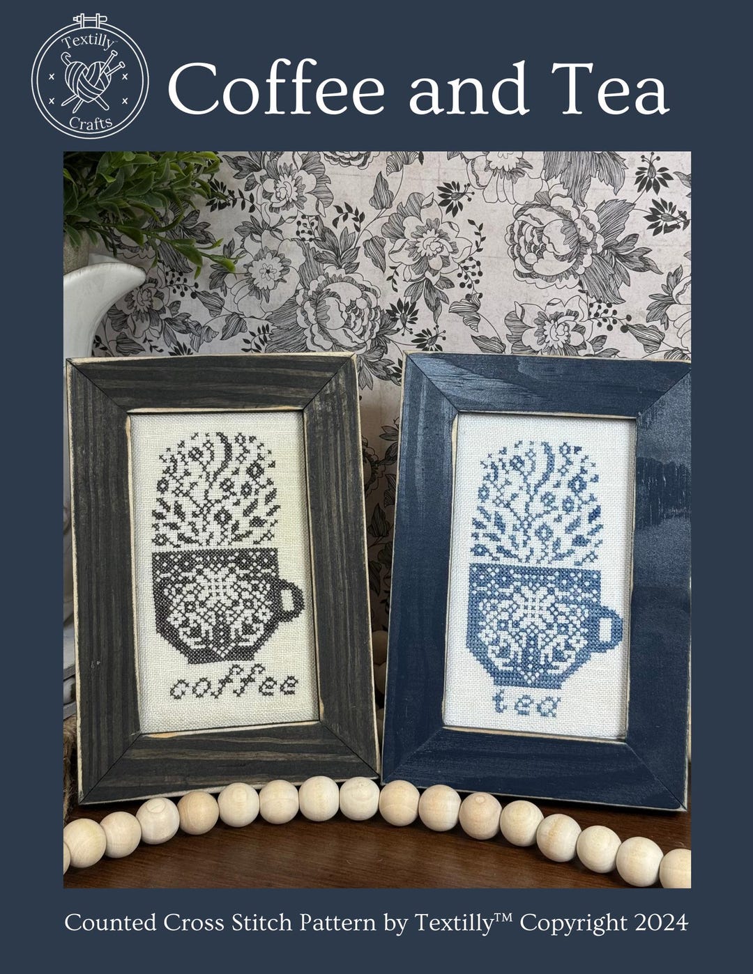 PDF Coffee and Tea Cross Stitch Pattern by Textilly - Etsy