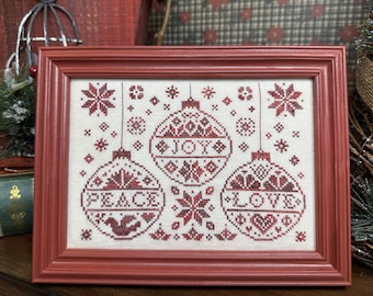 PDF Spirit of Christmas Cross Stitch Pattern by Textilly