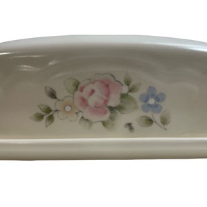 Pfaltzgraff Tea Rose Butter Dish Stoneware Vintage