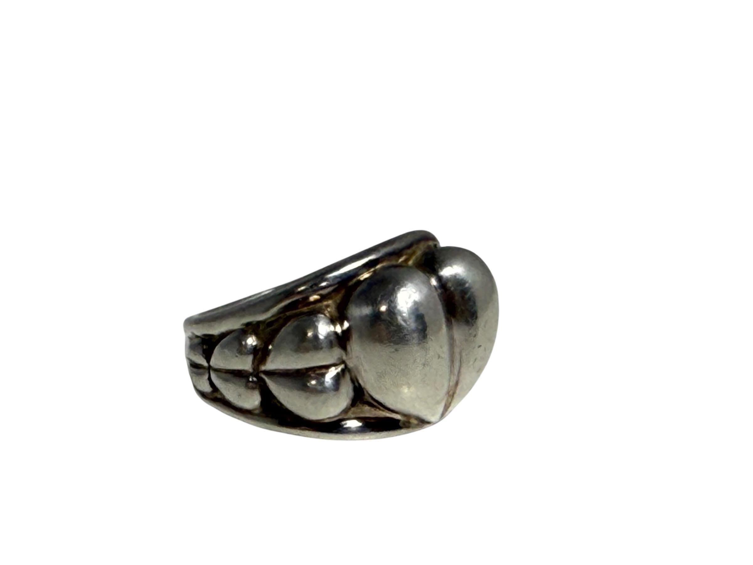 BARRY KIESELSTEIN CORD Heart Ring 925 Sterling Silver Size 8