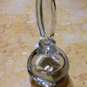 Crystal Perfume Bottle Thick Heavy