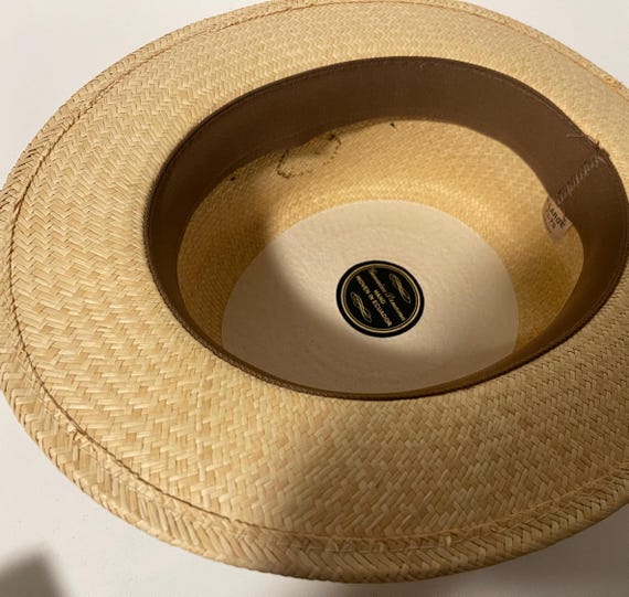 Genuine Panama Hand Woven in Ecuador Straw Hat - Etsy display picture 1