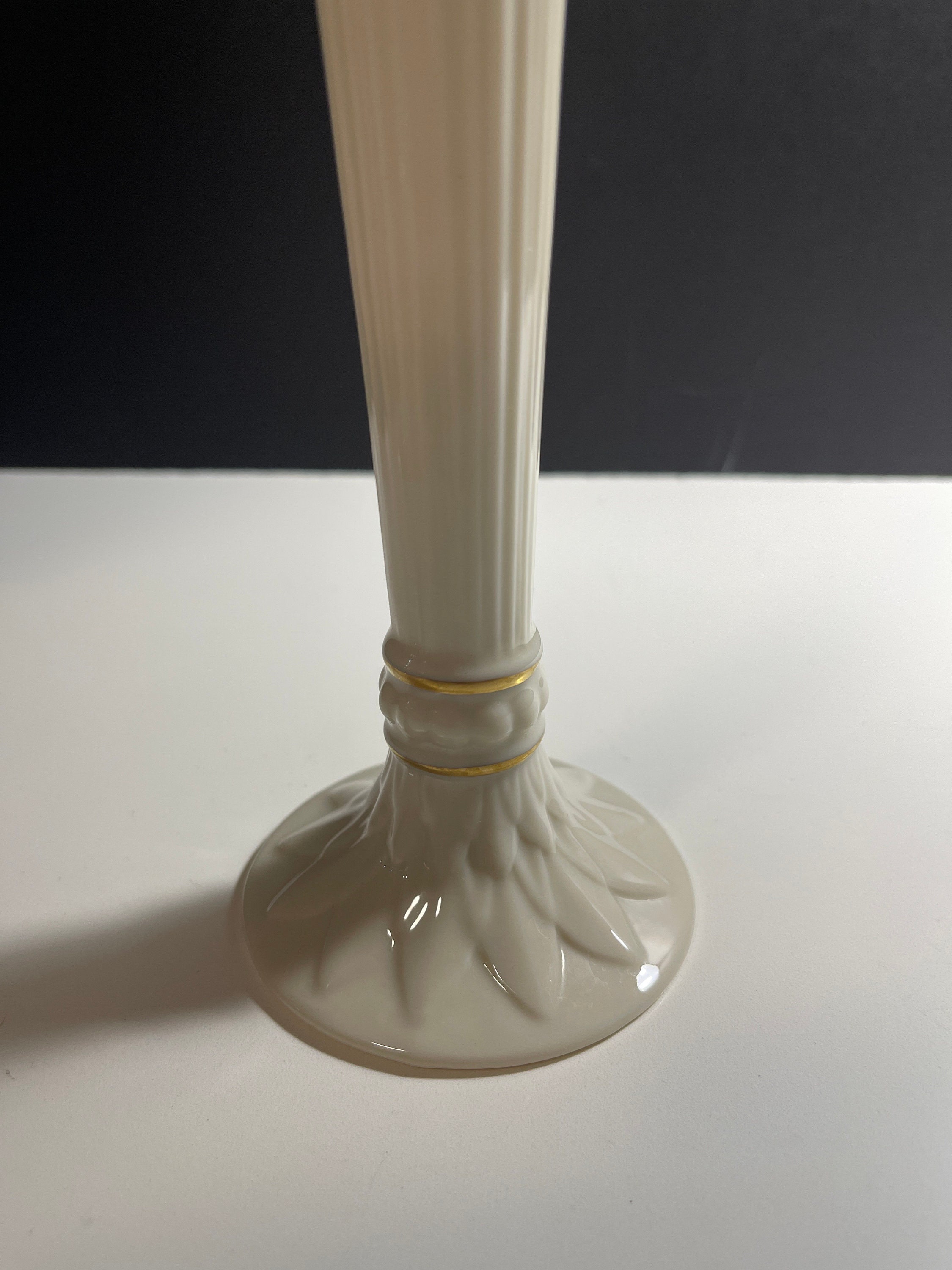 Lenox Bud Base 24K Gold Trim Tivoli 9inch Vintage - Etsy Canada