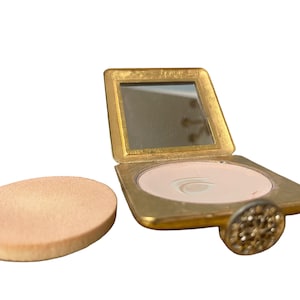 Vintage 1960s Avon Makeup Compact with Powder Imperial Jewel