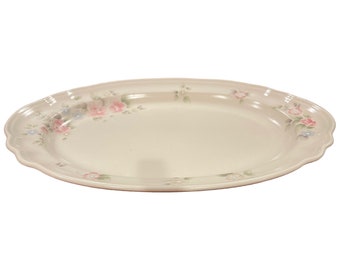 Pfaltzgraff Tea Rose PLATTER 14 3/4" Stoneware Vintage