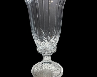Hurricane Candleholder Vintage Crystal by Imperial Crystal