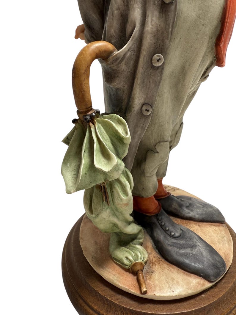 Statue Figure Button Original Giuseppe Armani, Sculpture “the Tender Clown Figure Signed ...