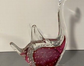 ムラーノアートガラスバブルスワンヴィンテージイタリアンホーム