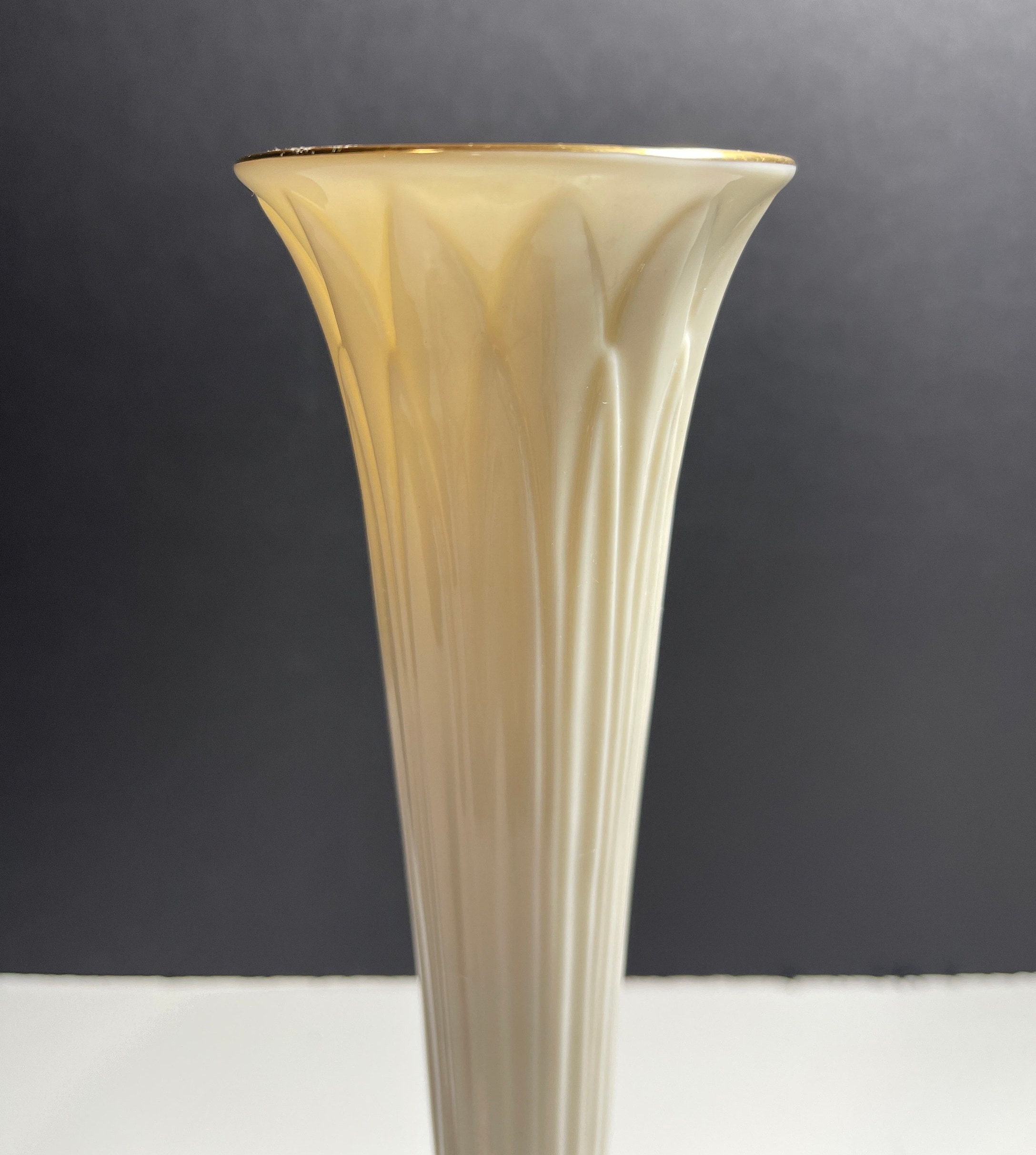 Lenox Bud Base 24K Gold Trim Tivoli 9inch Vintage - Etsy