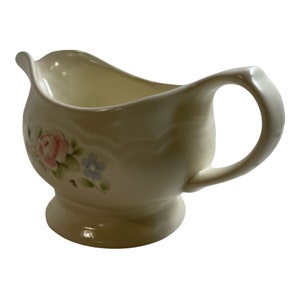 Pfaltzgraff Tea Rose GRAVY Server Stoneware Vintage