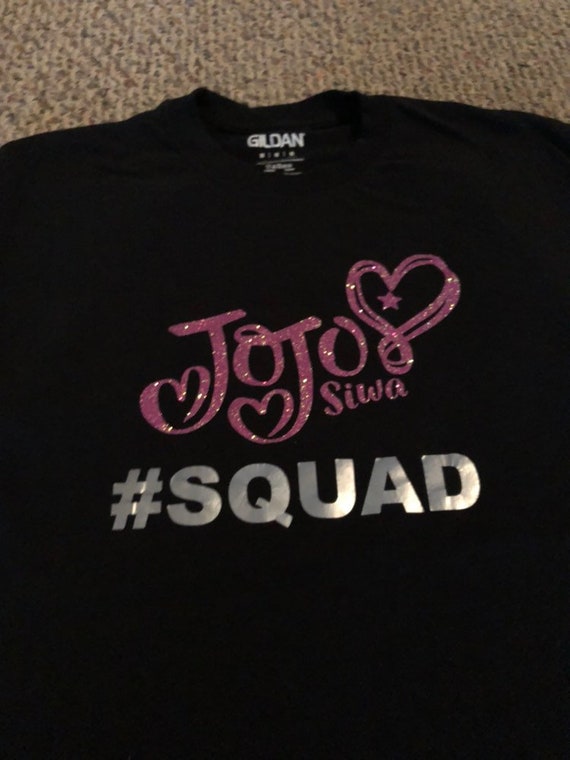Download Free Jojo Siwa Squad Shirt Etsy SVG Cut Files