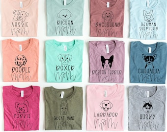 Dog Mom Shirt, Dog Shirt for Women, Dog Lover Gifts, Dog Mama, Best Dog Mom Ever, Fur Mama