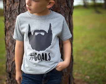 Father Son Matching Shirts, Beard Shirt, Kids Beard Shirt, Beard Goals - Future Beard Shirt - Boys Beard Shirt - Fathers Day Shirt