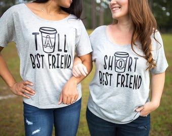 Besties Shirt, Best Friend Gift, Tall Best Friend, Personalized Best Friend Gifts, Short Bff, Best Friend Gifts Long Distance Gift