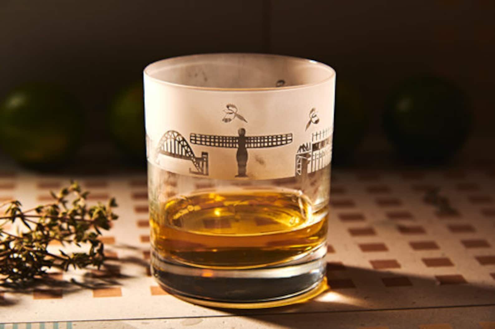 Newcastle Tumbler Whiskey Glasses Whiskey Gifts Gift for Etsy