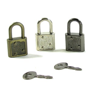 Small Padlock, with working keys, pad lock