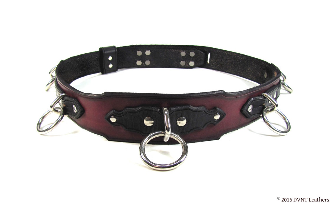 Leather BDSM Belt Leather Bondage Belt Slave Belt Etsy