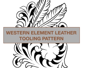 Feder Blumenmuster, PDF zum Ausdrucken