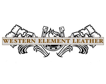 Pferd Hufeisen Floral Tooling Pattern, Leathercraft Western Tooling Design PDF Printable