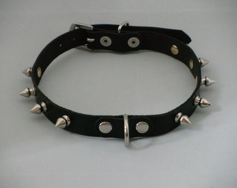 Black spiked collar (small), BDSM Restraint